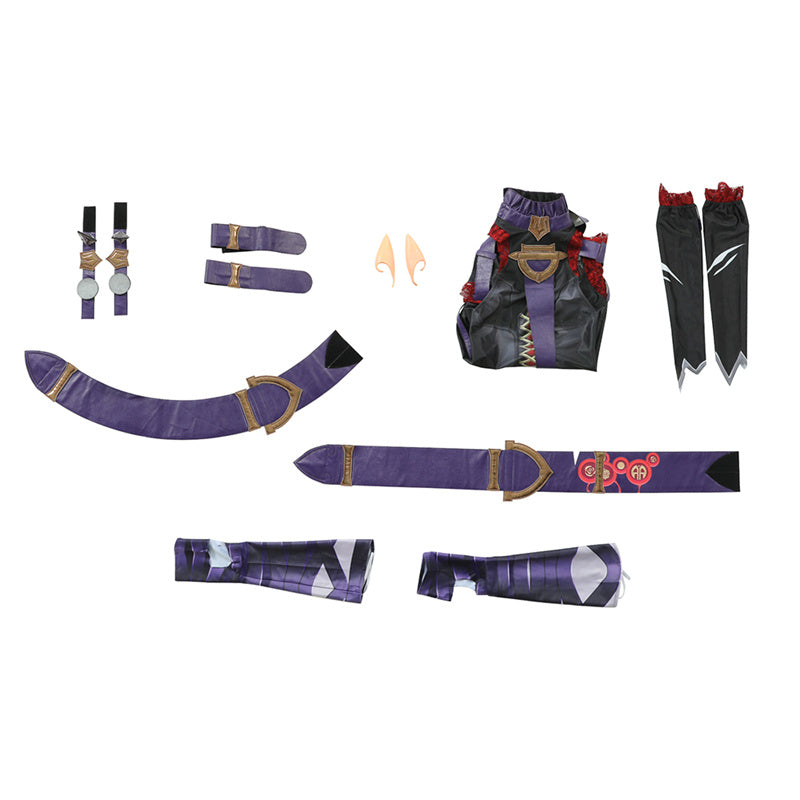LOL Briar Cosplay Game League of Legends Briar Costume Halloween Sexy Bodysuit Outfit - Image 10