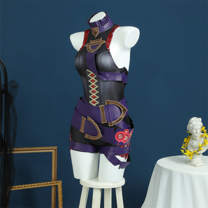 LOL Briar Cosplay Game League of Legends Briar Costume Halloween Sexy Bodysuit Outfit - Image 4