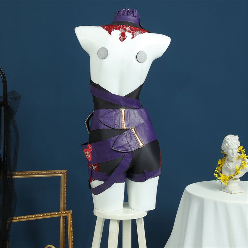 LOL Briar Cosplay Game League of Legends Briar Costume Halloween Sexy Bodysuit Outfit - Image 5