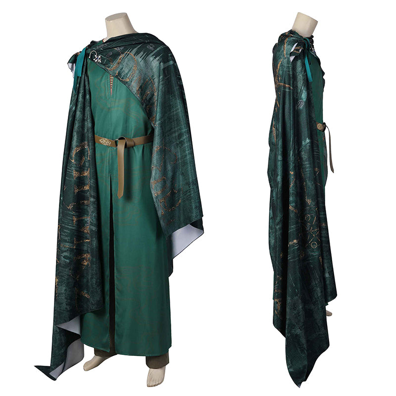 The Lord of The Rings: The Rings of Power Elrond Cosplay Costume Suit Outfit - Image 2