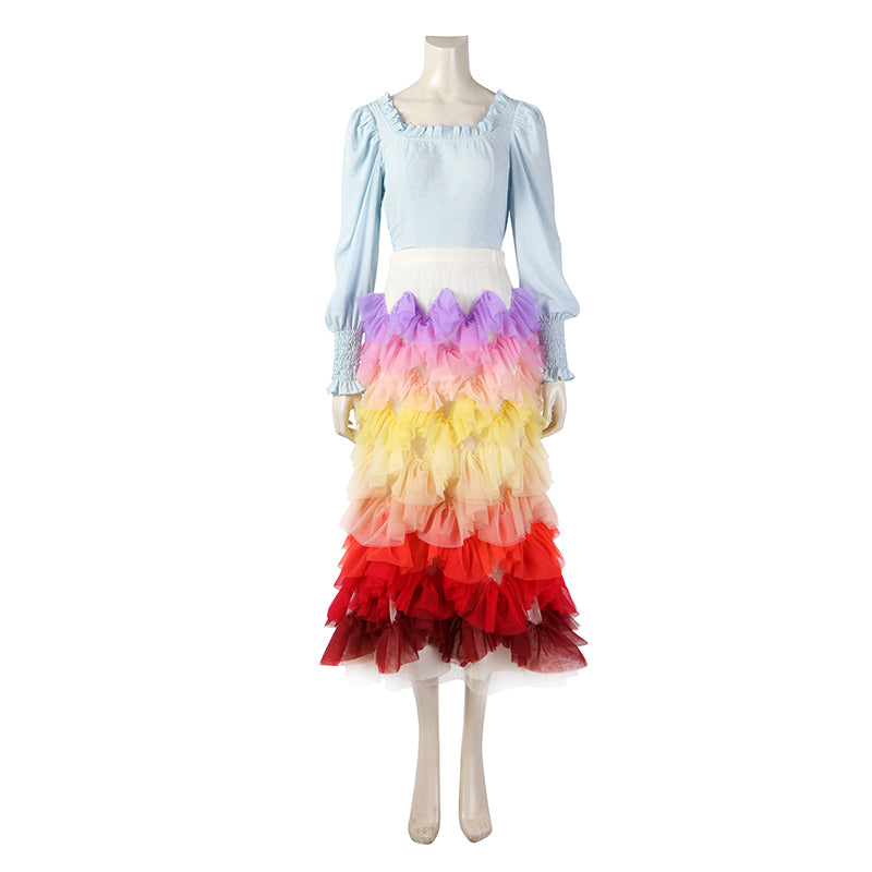 The Ballad of Songbirds and Snakes Cosplay Lucy Gray Baird Dress Costume Suit - Image 6