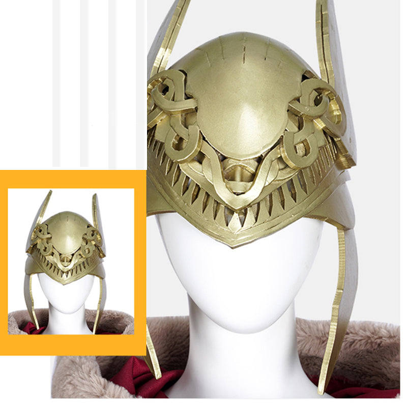 Elden Ring Cosplay Blade of Miquella Malenia Costume Queen Marika Malenia Dress With Helmet Cloak - Image 10