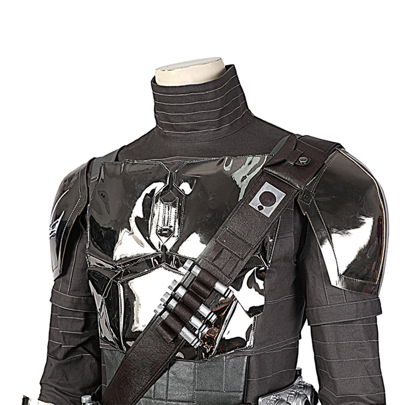 The Mandalorian Season 2 Cosplay Beskar Armor Uniform Din Djarin Helmet Full Set - Image 10