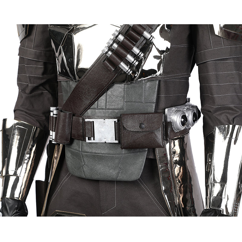 The Mandalorian Season 2 Cosplay Beskar Armor Uniform Din Djarin Helmet Full Set - Image 13