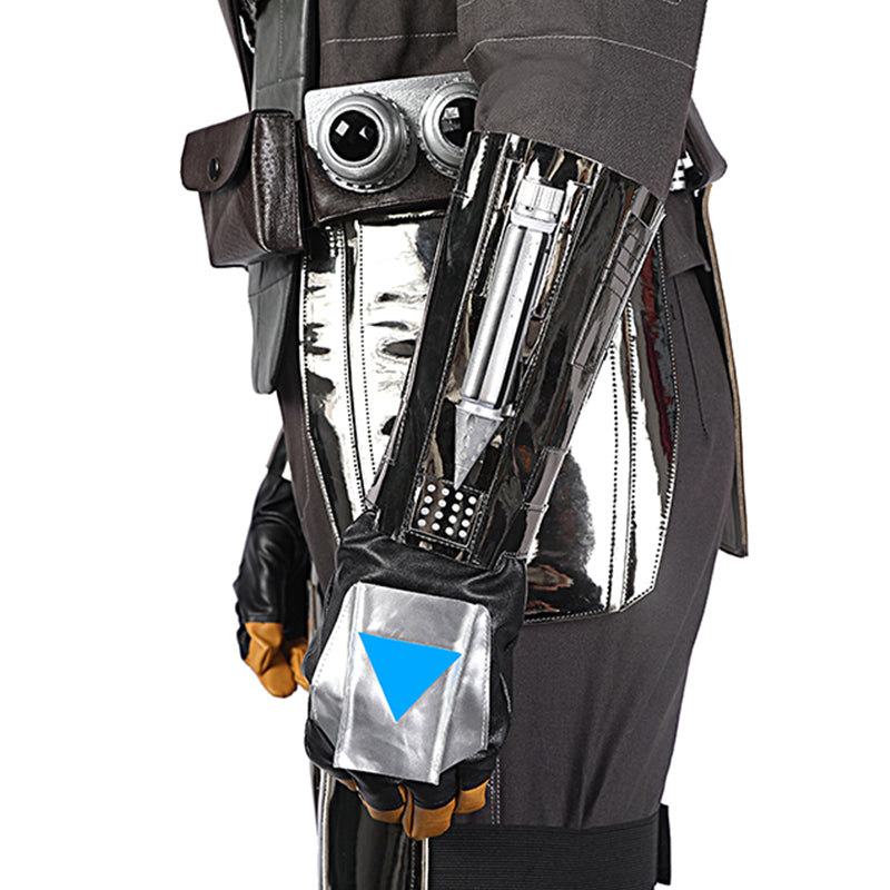 The Mandalorian Season 2 Cosplay Beskar Armor Uniform Din Djarin Helmet Full Set - Image 15