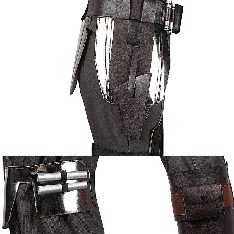 The Mandalorian Season 2 Cosplay Beskar Armor Uniform Din Djarin Helmet Full Set - Image 22