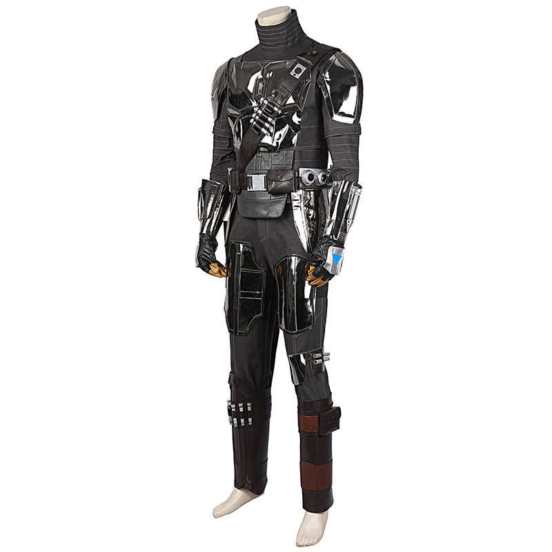 The Mandalorian Season 2 Cosplay Beskar Armor Uniform Din Djarin Helmet Full Set - Image 6