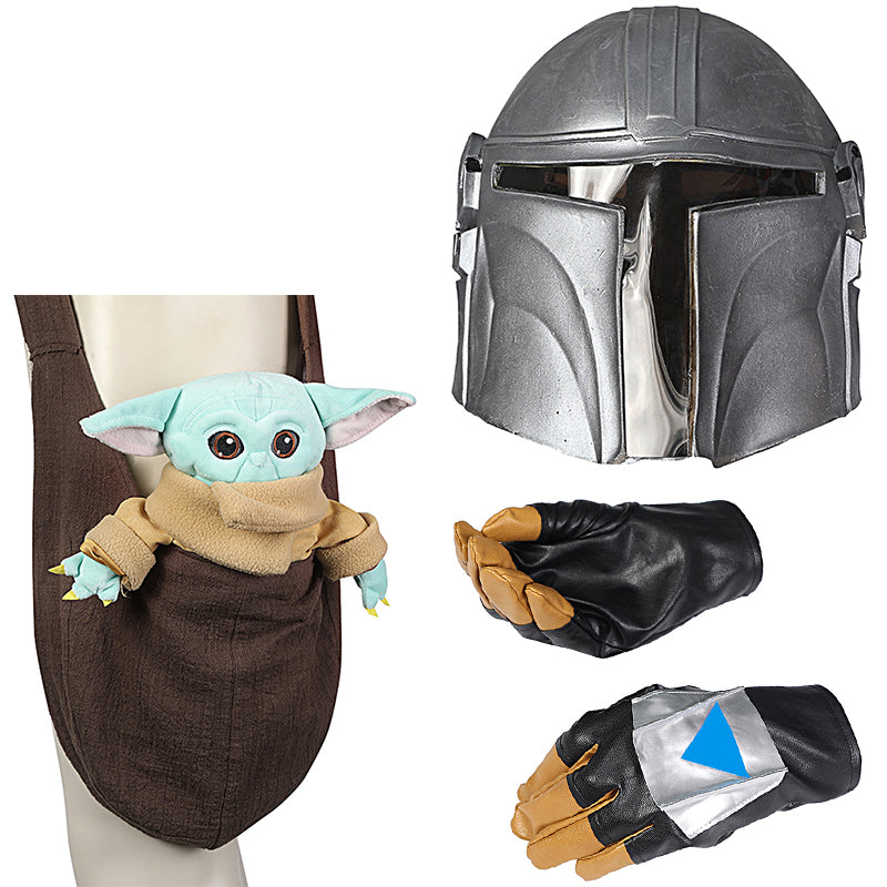 The Mandalorian Season 2 Cosplay Beskar Armor Uniform Din Djarin Helmet Full Set - Image 8