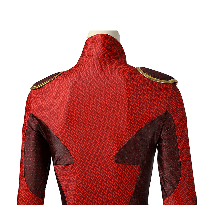 Shazam! Fury Of The Gods Mary Marvel Cosplay Lady Shazam Costume Supergirl Jumpsuit With Boots - Image 11