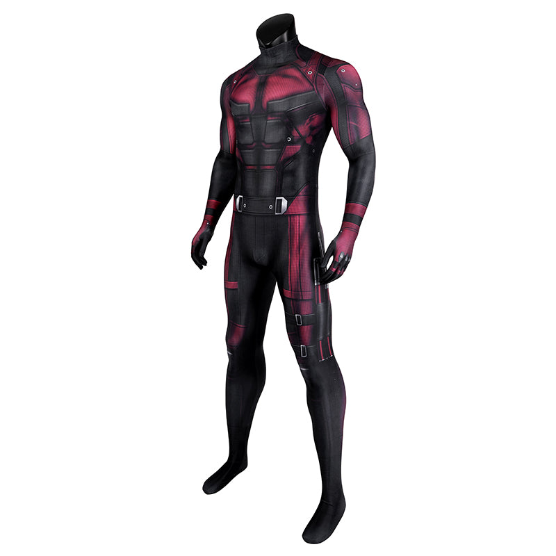 Superhero Daredevil Cosplay Matt Murdock Costume Jumpsuit Halloween Party Suit - Image 3
