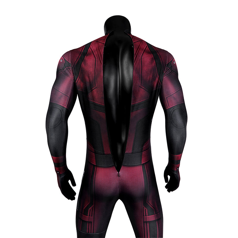 Superhero Daredevil Cosplay Matt Murdock Costume Jumpsuit Halloween Party Suit - Image 5