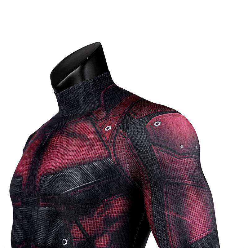 Superhero Daredevil Cosplay Matt Murdock Costume Jumpsuit Halloween Party Suit - Image 7