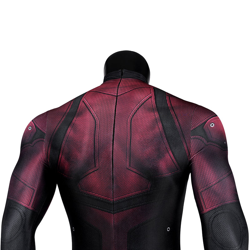 Superhero Daredevil Cosplay Matt Murdock Costume Jumpsuit Halloween Party Suit - Image 8