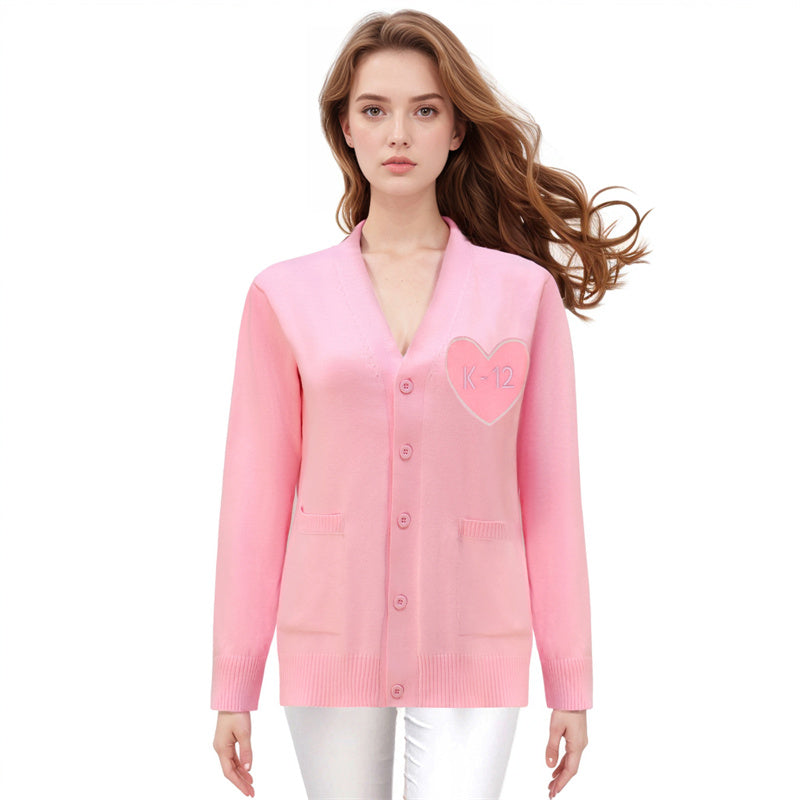 Melanie Martinez K 12 Sweater K-12 Cosplay Costume K12 Crybaby Pink Sweater - Image 2