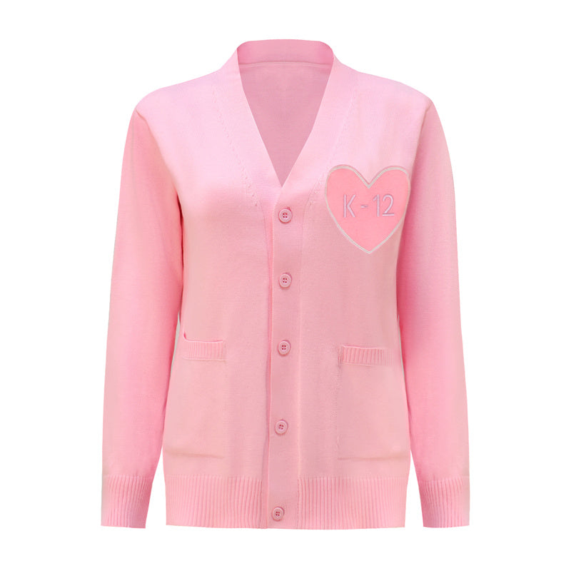 Melanie Martinez K 12 Sweater K-12 Cosplay Costume K12 Crybaby Pink Sweater - Image 3
