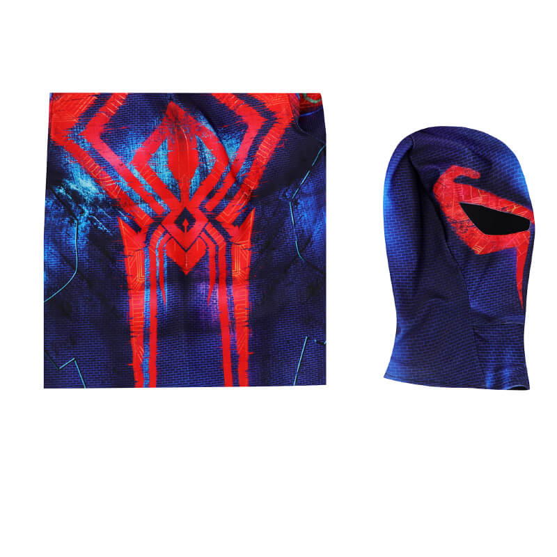 Kids Miguel O'hara Spider Verse Cosplay Spider-Man Across The Spider-Verse Spiderman 2099 Bodysuit - Image 4