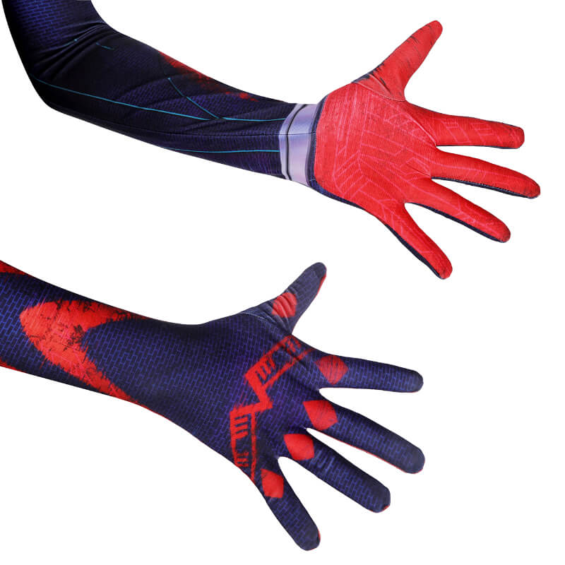 Kids Miguel O'hara Spider Verse Cosplay Spider-Man Across The Spider-Verse Spiderman 2099 Bodysuit - Image 11