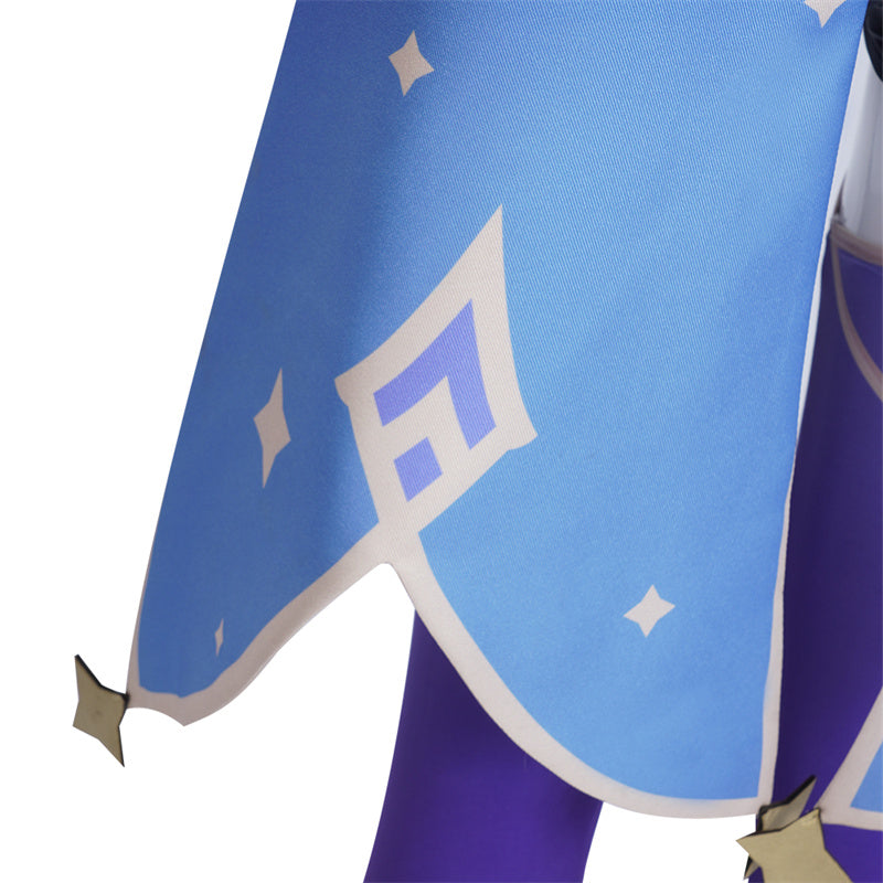 Genshin Impact Mona Megistus Cosplay Costume Anime Astrologist Purple Uniform Halloween Party Dress - Image 24