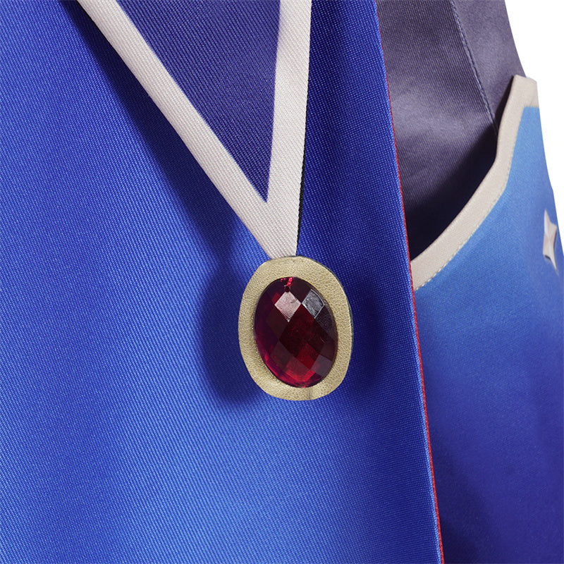 Genshin Impact Mona Megistus Cosplay Costume Anime Astrologist Purple Uniform Halloween Party Dress - Image 15