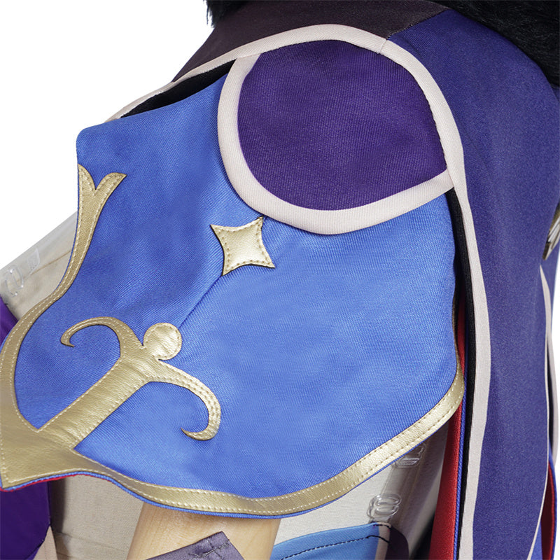 Genshin Impact Mona Megistus Cosplay Costume Anime Astrologist Purple Uniform Halloween Party Dress - Image 26