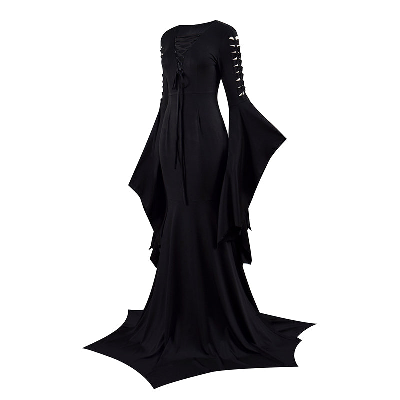 The Addams Family Morticia Costume Morticia Punk Gothic Dress Women Masquerade Party Evening Cosplay - Image 2
