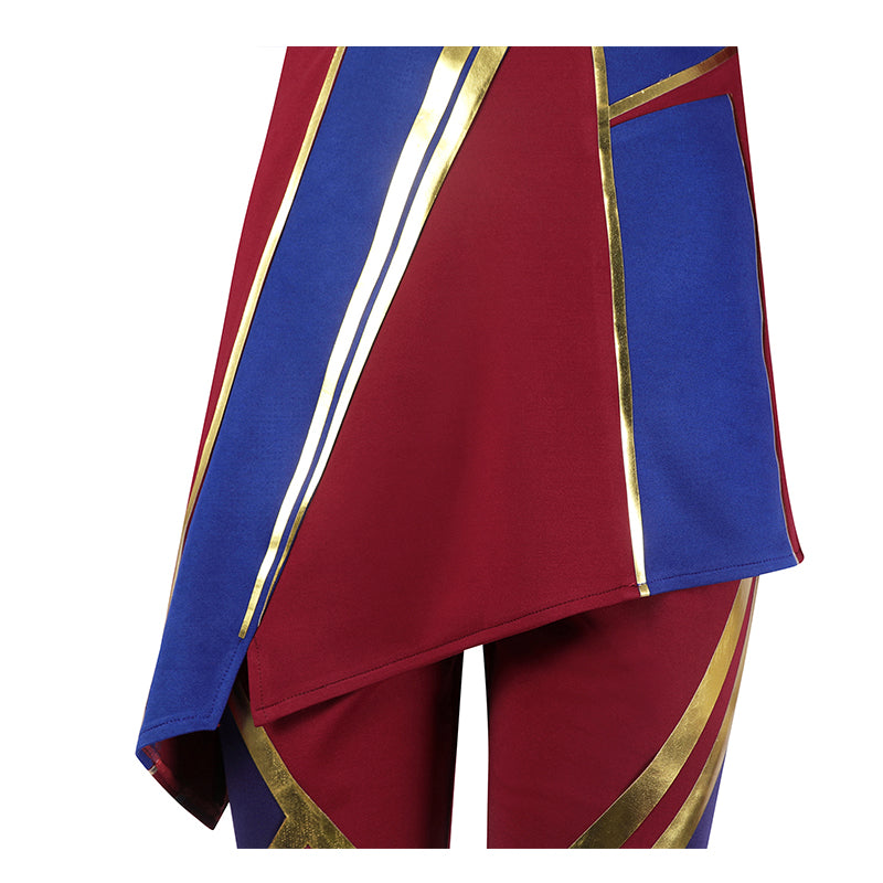2023 Ms. Marvel Cosplay Captain Marvel Kamala Khan Costume Halloween Party Suit - Image 10