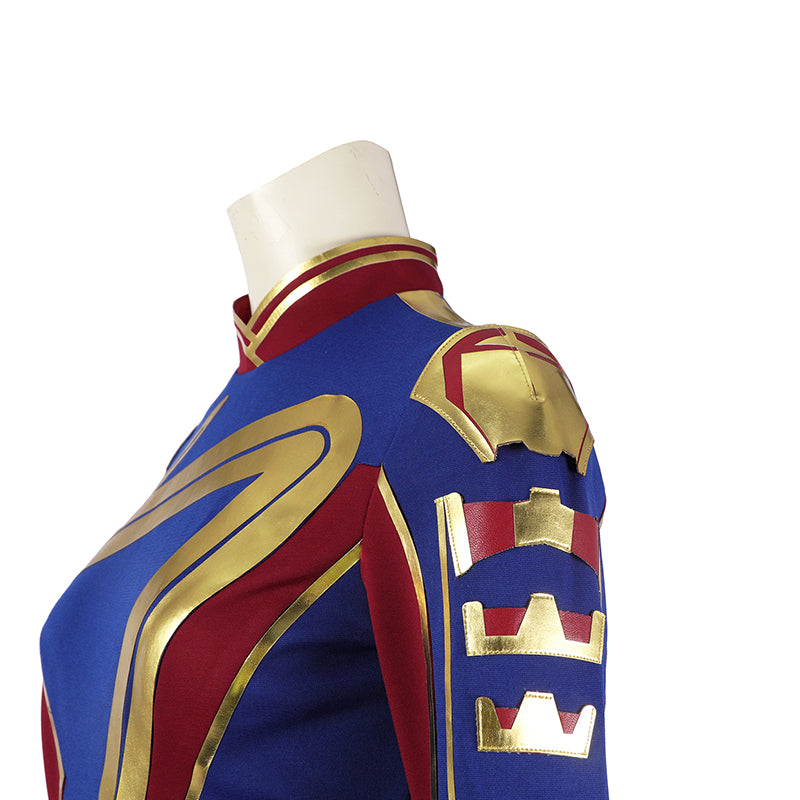 2023 Ms. Marvel Cosplay Captain Marvel Kamala Khan Costume Halloween Party Suit - Image 6