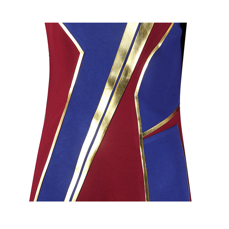 2023 Ms. Marvel Cosplay Captain Marvel Kamala Khan Costume Halloween Party Suit - Image 9