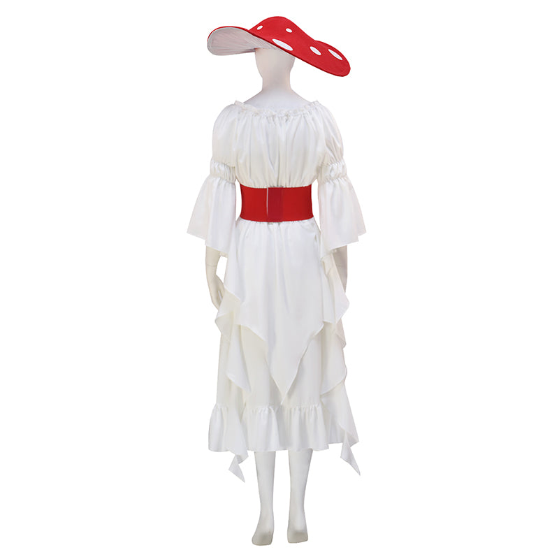 Renaissance Mushroom Medieval Cosplay Costume Medieval Dress Victorian Fairy Retro Dress Halloween Suit - Image 5
