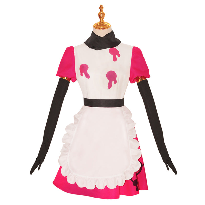Hazbin Hotel Niffty Cosplay Costume Anime Maid Dress Halloween Carnival Suit - Image 2