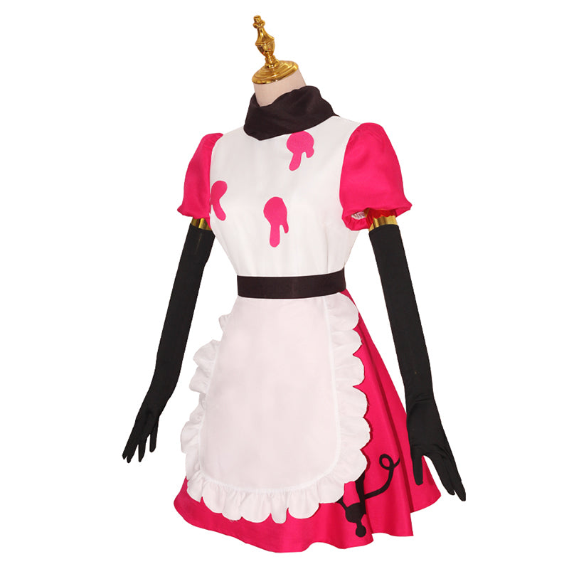 Hazbin Hotel Niffty Cosplay Costume Anime Maid Dress Halloween Carnival Suit - Image 3