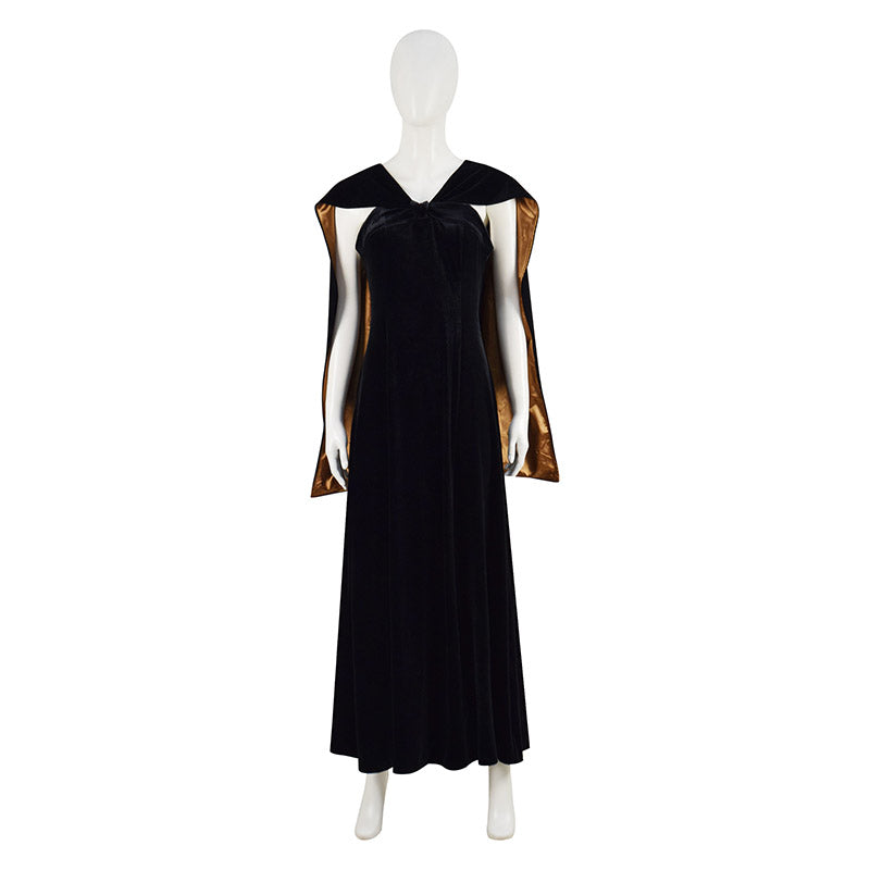 Nightmare Alley 2021 Costumes Lilith Ritter Cloak Cosplay Cate Blanchett Evening Dress - Image 2