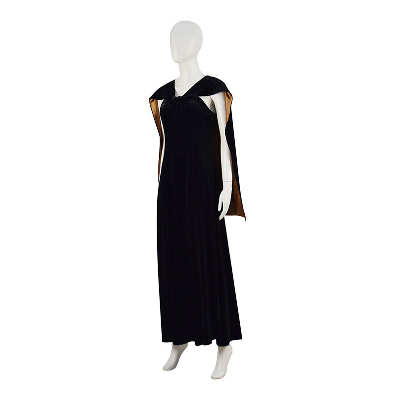 Nightmare Alley 2021 Costumes Lilith Ritter Cloak Cosplay Cate Blanchett Evening Dress - Image 3