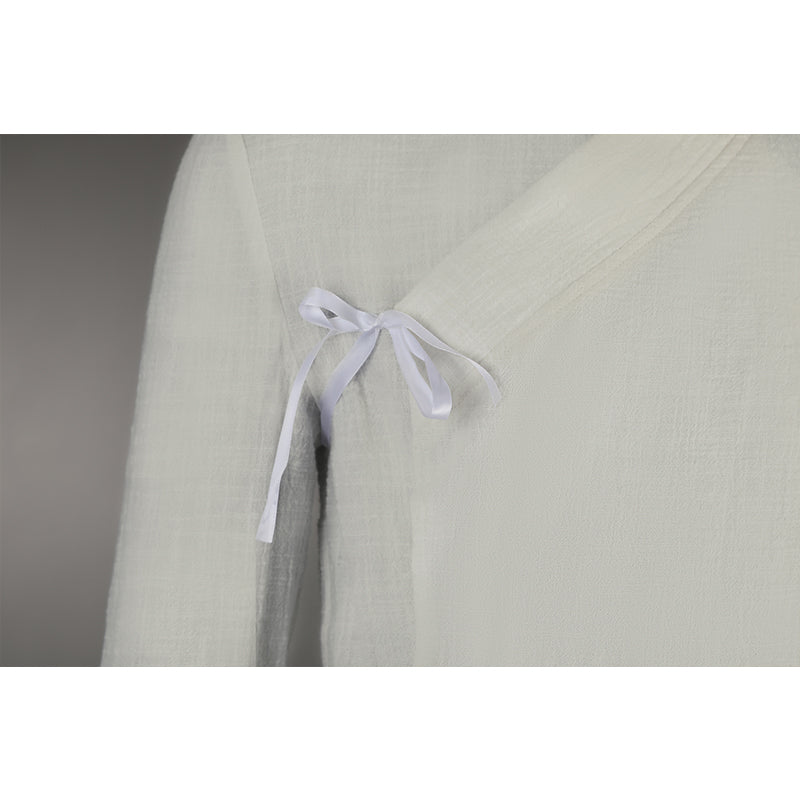 Obi-Wan Kenobi Cosplay Costume Attack of The Clones White Suit Halloween Outfit - Image 20