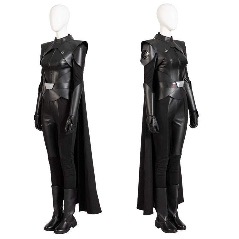 Obi-Wan Kenobi Costume Reva Sevander Third Sister Cosplay Black Cloak Outfit - Image 4