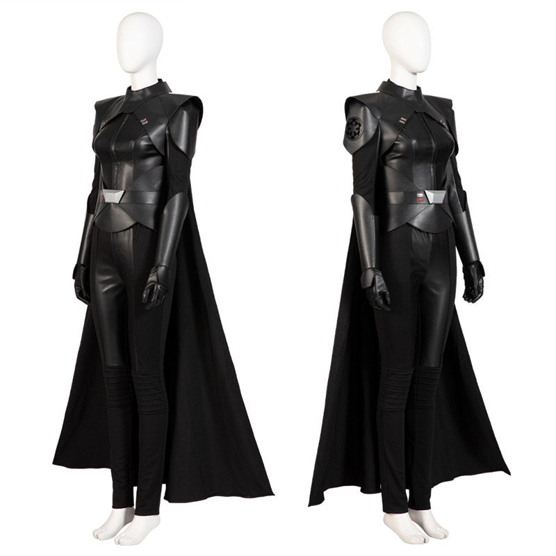 Obi-Wan Kenobi Costume Reva Sevander Third Sister Cosplay Black Cloak Outfit - Image 7
