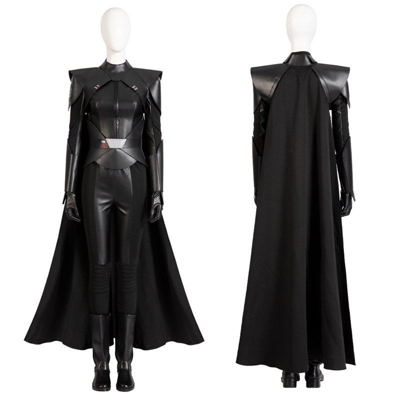 Obi-Wan Kenobi Costume Reva Sevander Third Sister Cosplay Black Cloak Outfit - Image 3