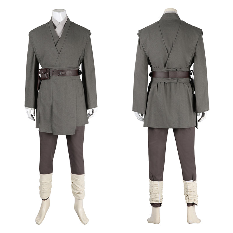 Obi-Wan Season 1 Cosplay Costumes Star Wars Obi-Wan Kenobi Grey Suit - Image 6