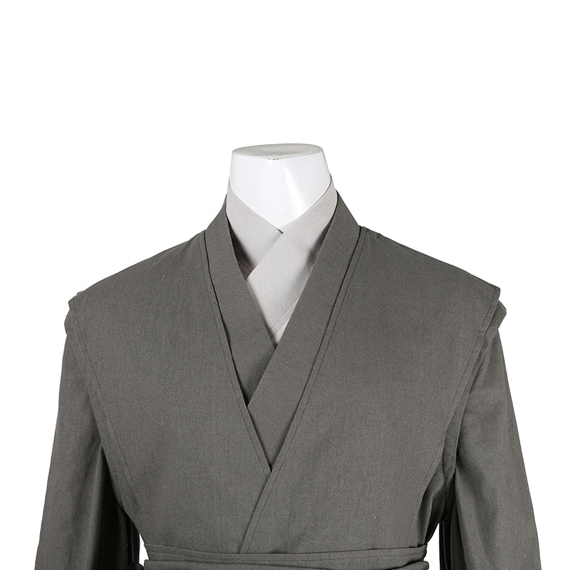 Obi-Wan Season 1 Cosplay Costumes Star Wars Obi-Wan Kenobi Grey Suit - Image 13