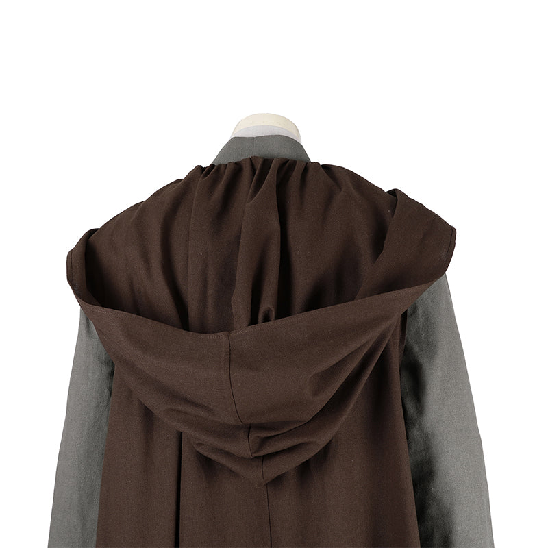 Obi-Wan Season 1 Cosplay Costumes Star Wars Obi-Wan Kenobi Grey Suit - Image 12