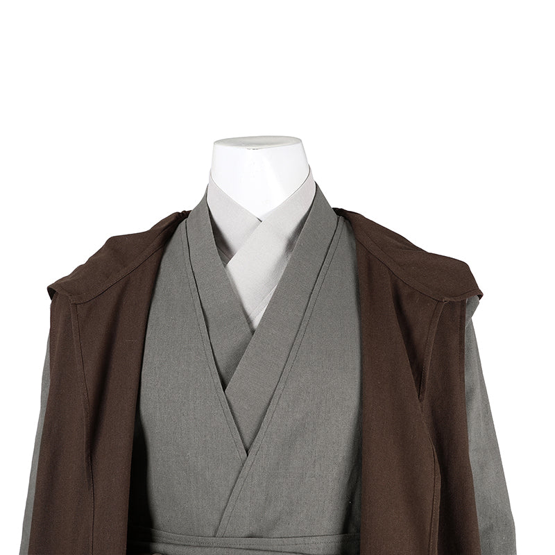 Obi-Wan Season 1 Cosplay Costumes Star Wars Obi-Wan Kenobi Grey Suit - Image 11