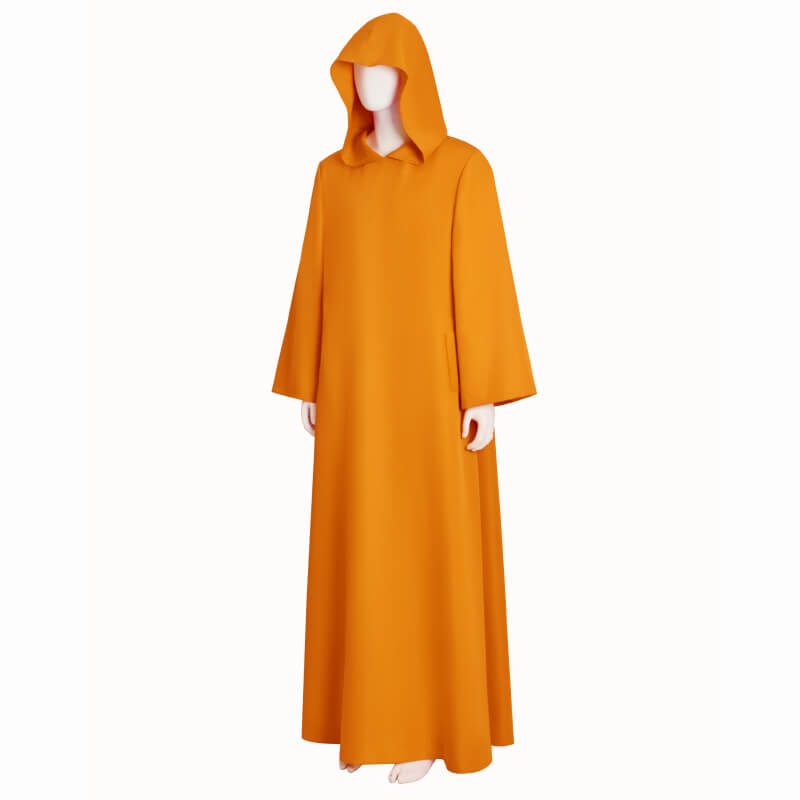 Orange Wizard Cloak Shadow Wizard Money Gang Orange Robe Halloween Costume - Image 2