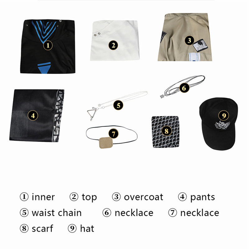 Path To Nowhere Che Cosplay Costume Game Men Casual Uniform Halloween Party Suit - Image 11