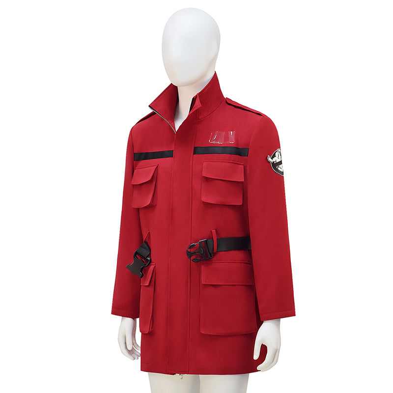 Paul Rudd Red Jacket Ghostbusters Frozen Empire Cosplay Costume Halloween Carnival Suit - Image 3