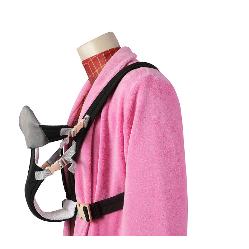 Spider-Man: Across The Spider-Verse Cosplay Costume Peter Parker Pink Robe Jumpsuit - Image 16