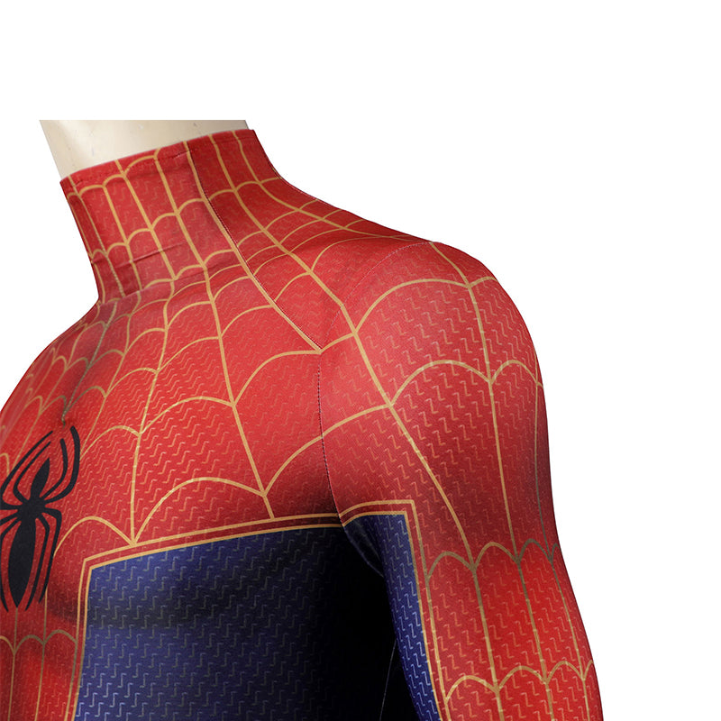 Spider-Man: Across The Spider-Verse Cosplay Costume Peter Parker Pink Robe Jumpsuit - Image 13