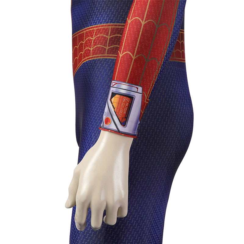 Spider-Man: Across The Spider-Verse Cosplay Costume Peter Parker Pink Robe Jumpsuit - Image 17