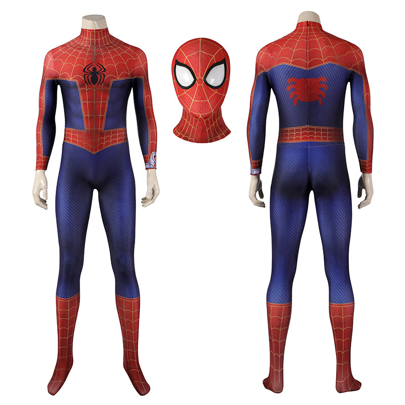 Spider-Man: Across The Spider-Verse Cosplay Costume Peter Parker Pink Robe Jumpsuit - Image 6