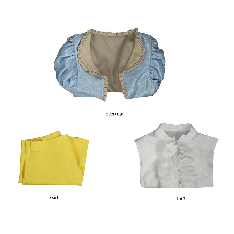 Poor Things Bella Baxter Cosplay Costume Emma Stone Bella Outfit Halloween Party Suit - Image 16