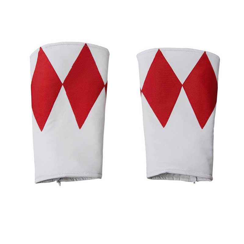 Power Rangers Costume Mighty Morphin Red Ranger Onesies Jumpsuit Zentai Bodysuit Boots Cosplay Adult - Image 7